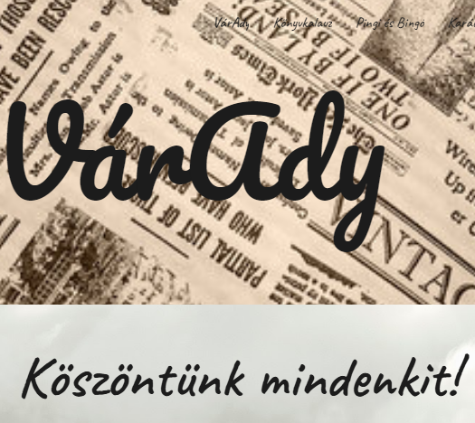 VárAdy - 5-8. osztályosok oldala