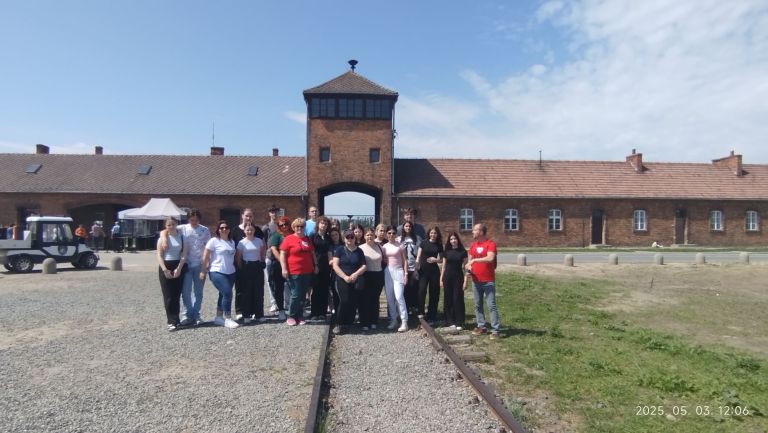 Auschwitzi tanulmányúton az adysokkal